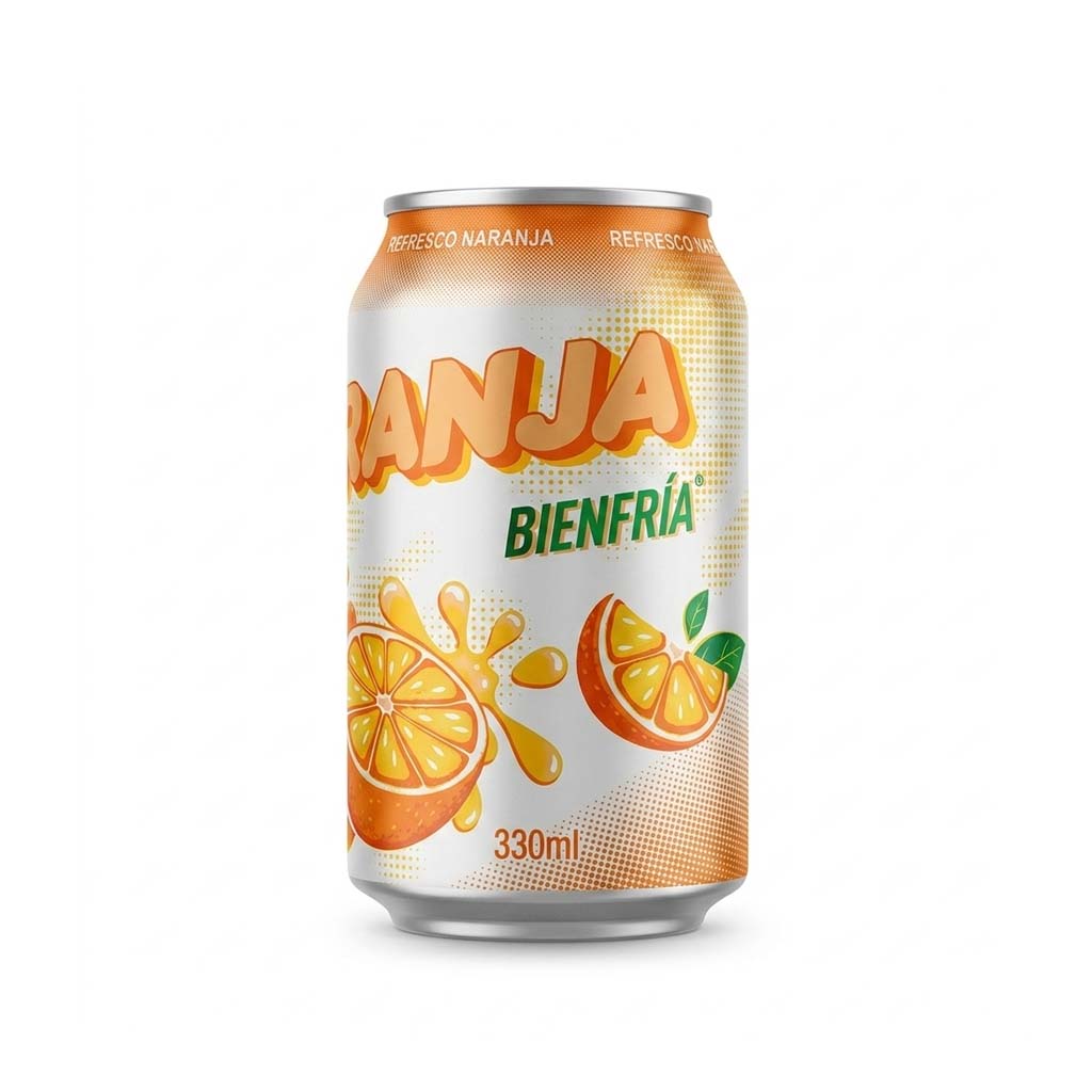Refresco de Naranja marca Bienfría (330 ml)