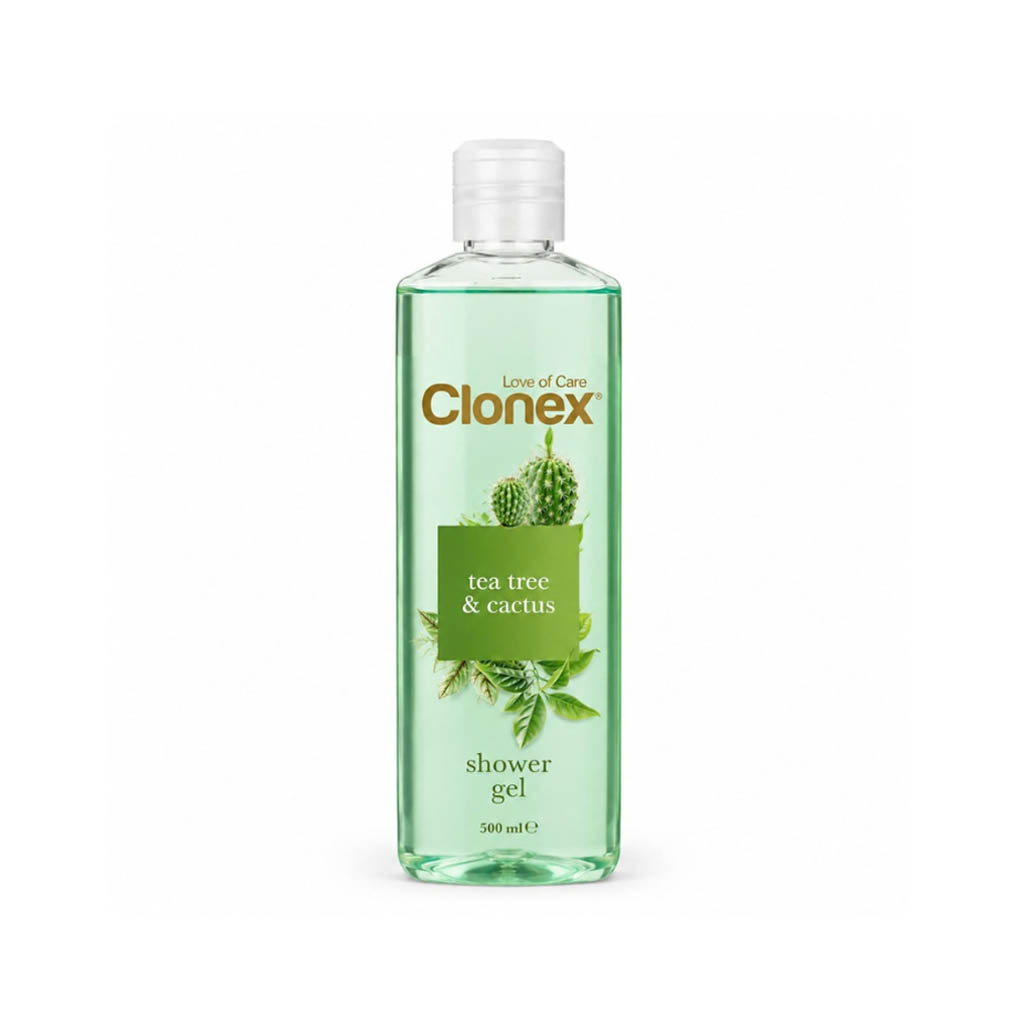 Gel de Baño Aroma Árbol del Té & Cactus Marca Clonex (500 ml)