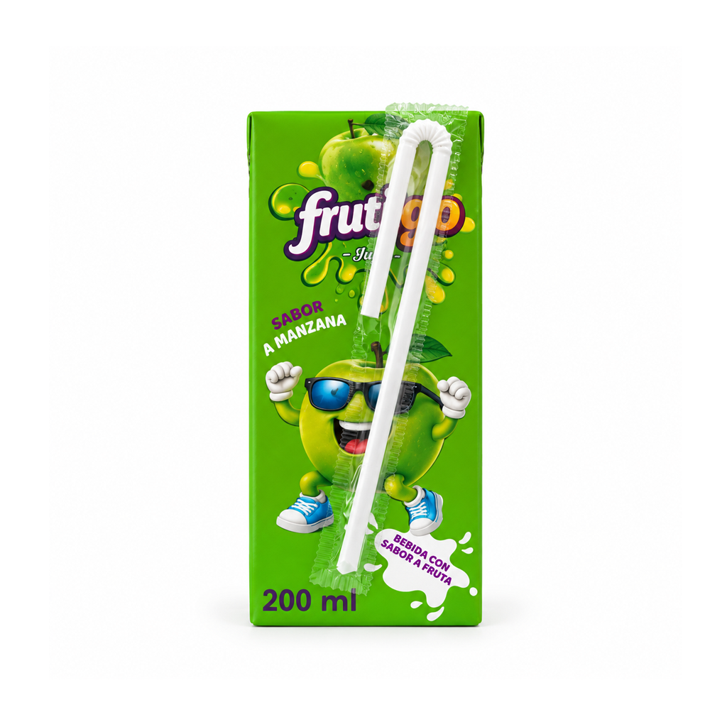 Bebida Con Sabor a Manzana Marca Frutigo (200 ml)