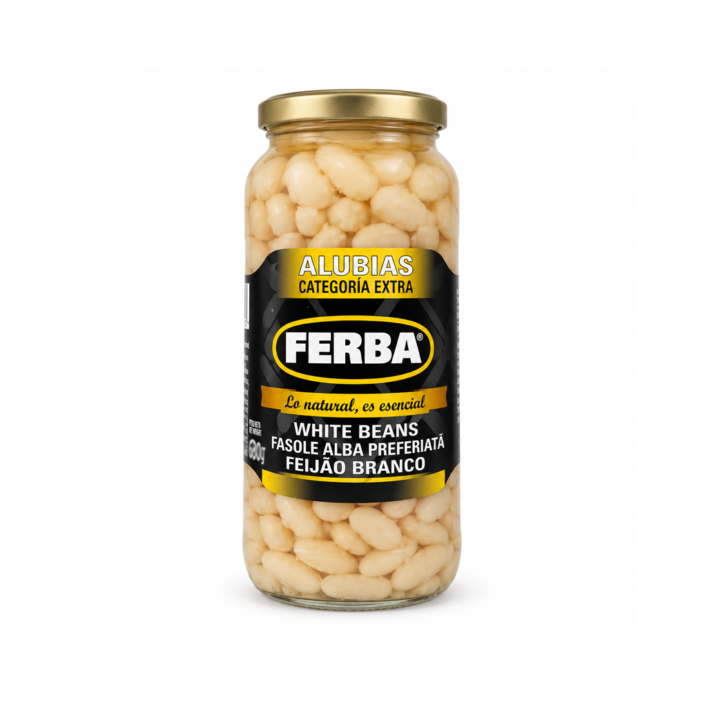 Alubias Blancas Marca Ferba (570 g)
