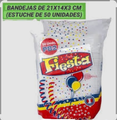 [005856] Bandeja Fiesta (21x14x3cm)(50und)