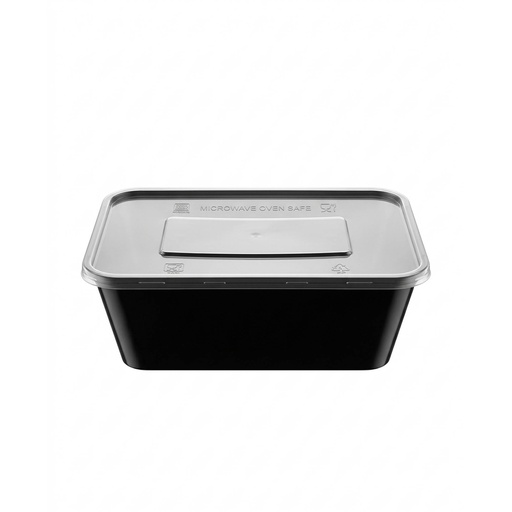 [005889] Envase negro con tapa (750 ml)