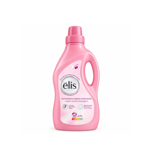 [006586] Detergente Líquido para Ropa Colorida Marca Elis (2.7 lt)