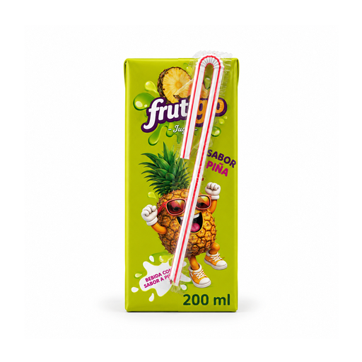 [006043] Bebida Con Sabor a Piña Marca Frutigo (200 ml)