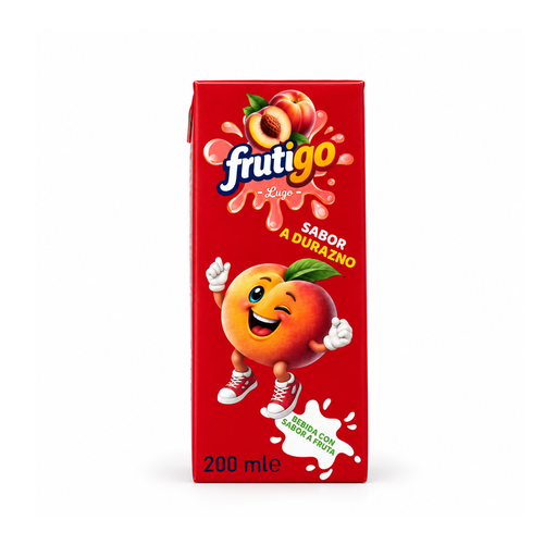 [006046] Bebida Con Sabor a Durazno Marca Frutigo (200 ml)