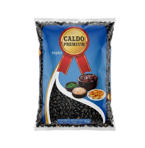 [002214] Frijol Negro Caldo-Premium (1 kg)