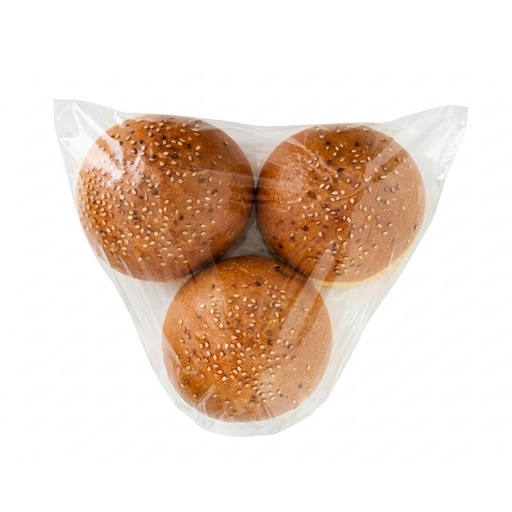 [001279] Pan de hamburguesa con ajonjolí paq 6 u