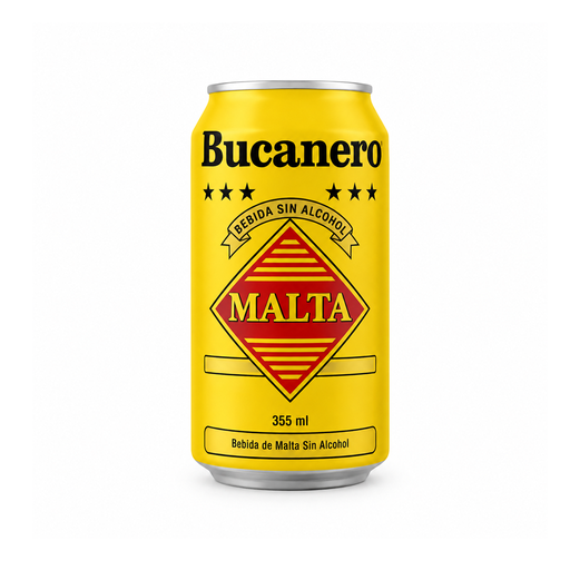 [001752] Malta Bucanero Lata (355 ml)